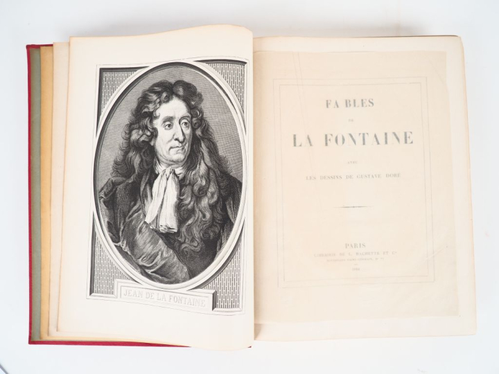 LA FONTAINE (J. de). FABLES DE LA FONTAINE. Paris, Hachette, 1868. In-