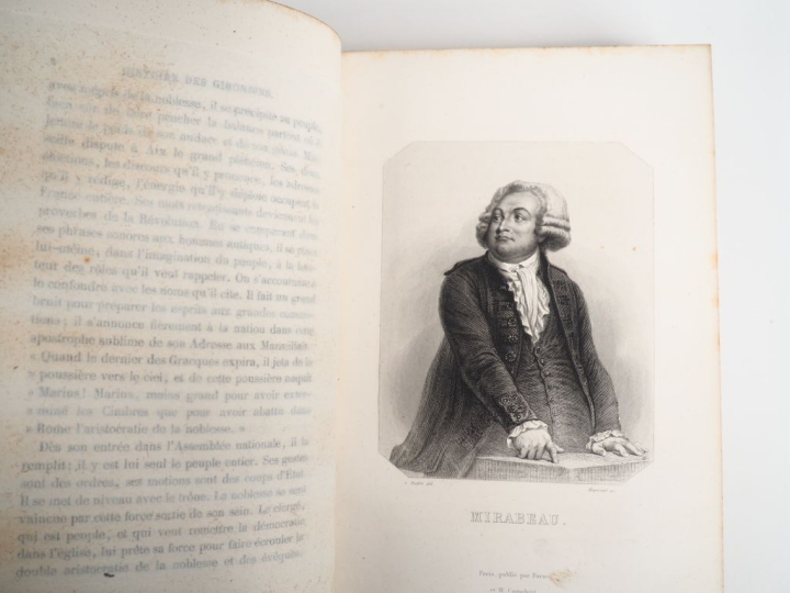 LAMARTINE (A. de). HISTOIRE DES GIRONDINS. P., Furne et Cie - Coqueber