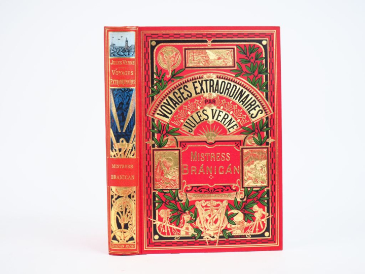 VERNE (Jules). MISTRESS BRANICAN.	 P., Hetzel, [1905-11]. Grand in-8 p