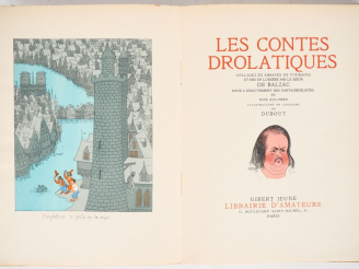 Vente aux enchères [DUBOUT]. BALZAC (Honoré de). LES CONTES DRÔLATIQUES. P., Gibert Jeune