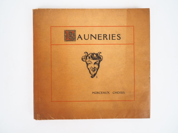 FAUNERIES (Morceaux choisis). S.l.n.e. [vers 1925]. In-12 broché à l’i