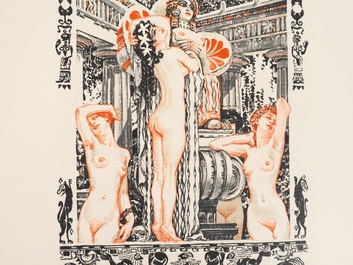 [KUPKA]. HÉROLD (A. F.). LA GUIRLANDE D’APHRODITE. P., Piazza, 1919. I
