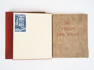 Vente aux enchères [LOUŸS (P.)]. AU TEMPS DES JUGES. Chants bibliques. Aux Dépens d’un am