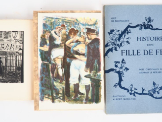 Vente aux enchères MAUPASSANT (Guy de.). LA MAISON TELLIER. Monaco, Les Documents d’Art, 