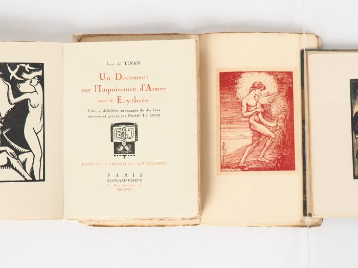 TINAN (Jean de.). UN DOCUMENT SUR L’IMPUISSANCE D’AIMER suivi de Eryth