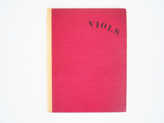 Vente aux enchères VIOLS. S.l.n.e., 1977. In-folio en ff. sous chemise toile avec titre e