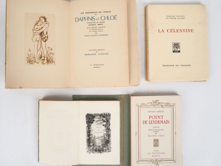 VIVANT-DENON. POINT DE LENDEMAIN. P., Chamontin, 1942. Petit in-8 broc