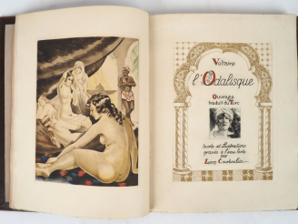 Vente aux enchères VOLTAIRE. L’ODALISQUE. Ouvrage traduit du turc. S.l., imprimé sur la p