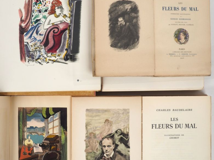 BAUDELAIRE (Ch.). LES FLEURS DU MAL. P., Éd. de la Maison Française, 1