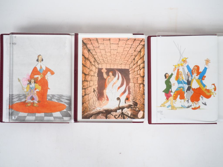 [DUBOUT]. DUMAS (A.).	LES TROIS MOUSQUETAIRES. Paris, André Sauret, 19