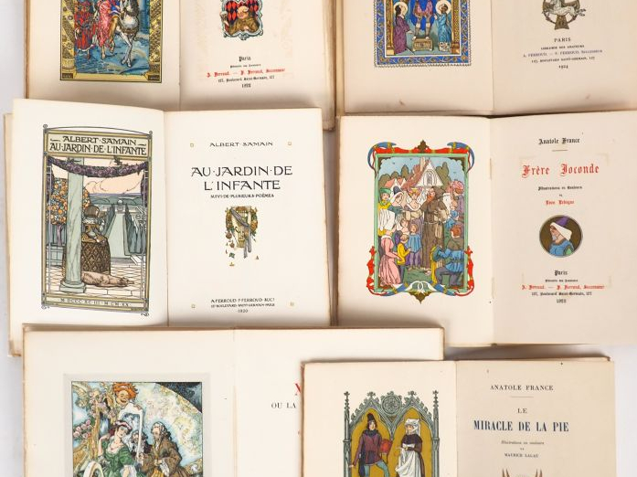 [FERROUD]. ENSEMBLE DE 10 OUVRAGES ILLUSTRÉS DE L’ÉDITEUR FERROUD. 11 