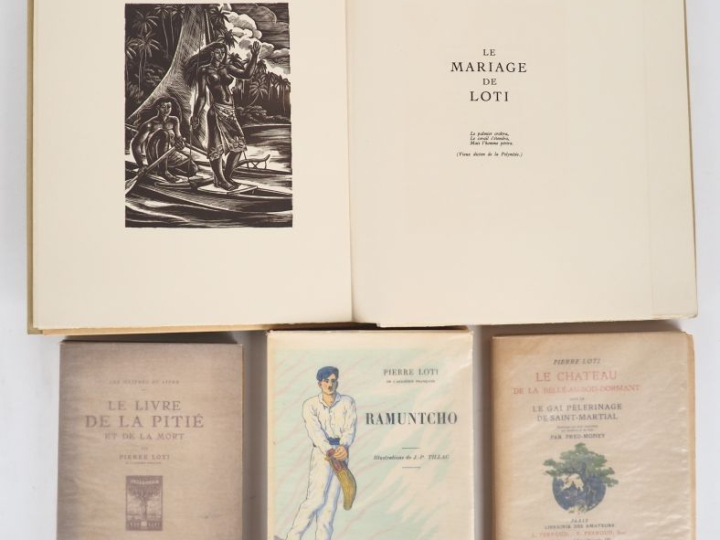 [LOTI (Pierre)]. LE MARIAGE DE LOTI. P., Éditions Littéraires de Franc