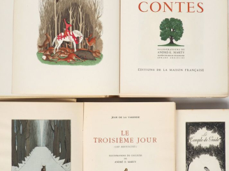 Vente aux enchères [MARTY]. FLAUBERT (G.). TROIS CONTES. P., Éd. de la Maison Française, 