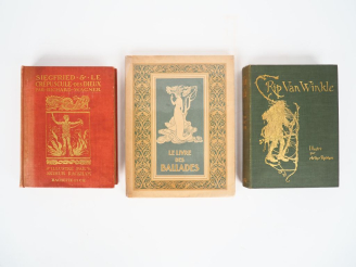 Vente aux enchères [RACKHAM]. IRVING (W.). RIP VAN WINKLE. P., Hachette, 1906. In-4 perca