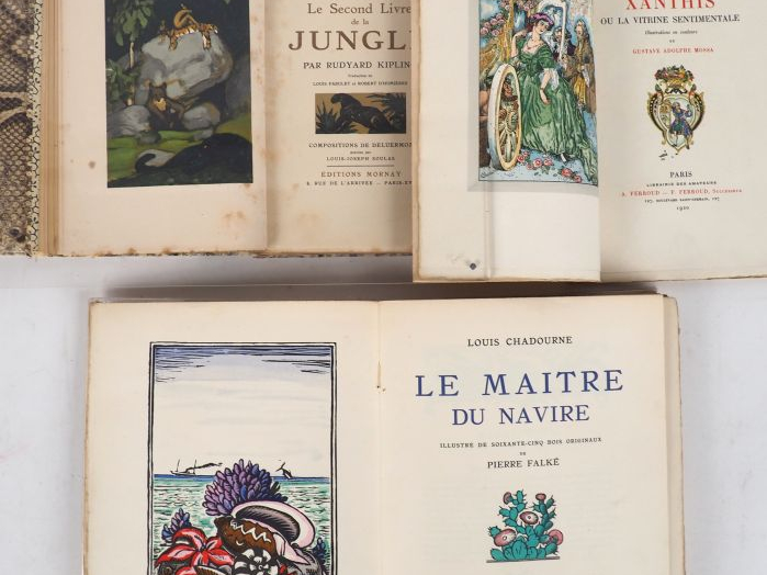 SAMAIN (A.). XANTHIS ou La Vitrine sentimentale. P., Ferroud, 1920. In