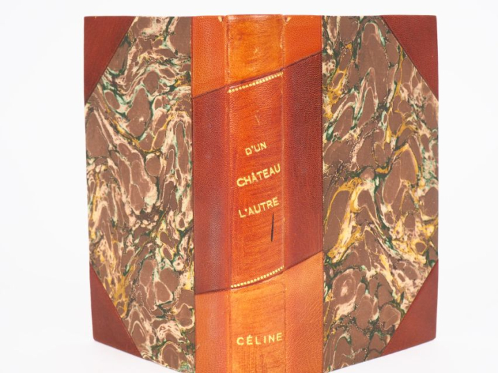 CÉLINE (L.-F.). D’UN CHÂTEAU L’AUTRE. P., Gall., 1957. In-8 ½ chagrin 