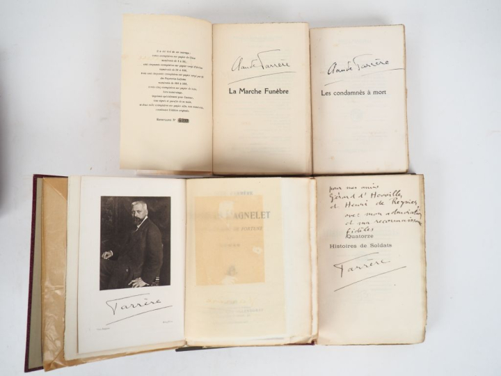 FARRÈRE (Claude). ENSEMBLE DE 12 OUVRAGES DONT 9 EN ÉDITION ORIGINALE.