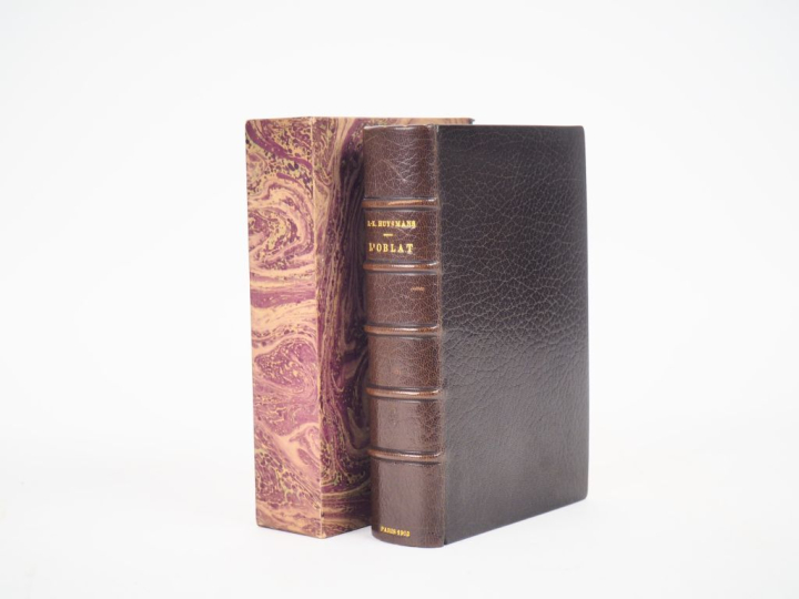 HUYSMANS (J.-K). L’OBLAT. P., Stock, 1903. In-12 maroquin janséniste b