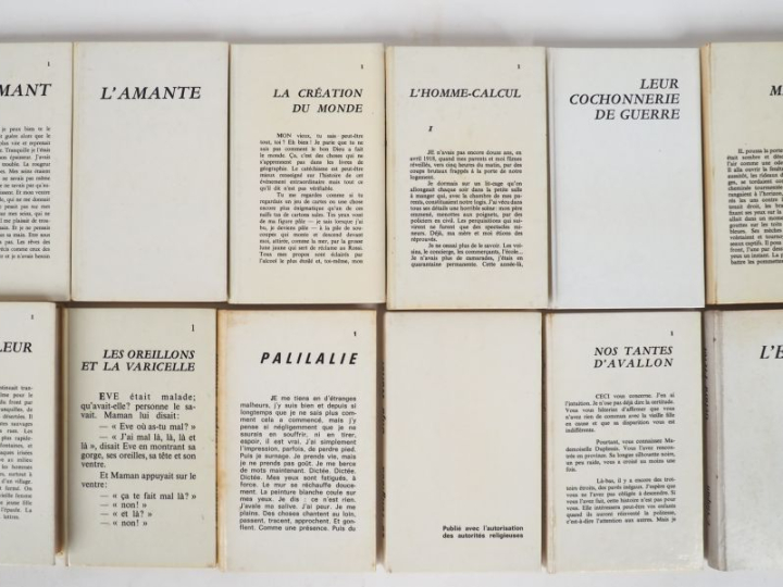 [MOREL]. ENSEMBLE DE 21 LIVRES-OBJETS édités par Robert MOREL, d’après