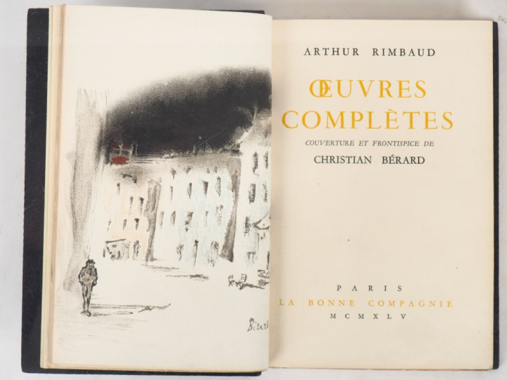 RIMBAUD (A.). ŒUVRES COMPLÈTES. P., La Bonne Compagnie, 1945. In-8 mar