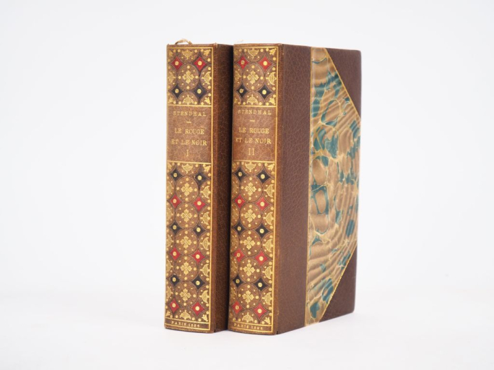 STENDHAL. LE ROUGE ET LE NOIR. P., Lemerre, 1886. Deux volumes in-12 ½