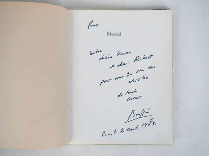 BRASSAÏ. LES ARTISTES DE MA VIE. P., Denoël, 1982. In-4 reliure toilée