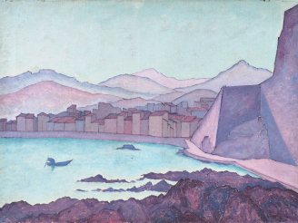Vente aux enchères Jan VAN HERWIJNEN  "Collioure" Huile sur toile, signée en bas à droite