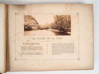 Vente aux enchères [FEBVRE – HEURLEY]. LA VALLÉE DE LA CURE. [Avallon, E. Barré, 1877]. G
