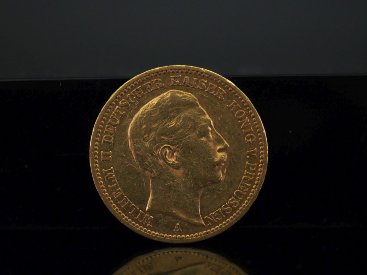 Pièce de 20 Mark or, 1891. FRAIS ACHETEURS 10%HT.   