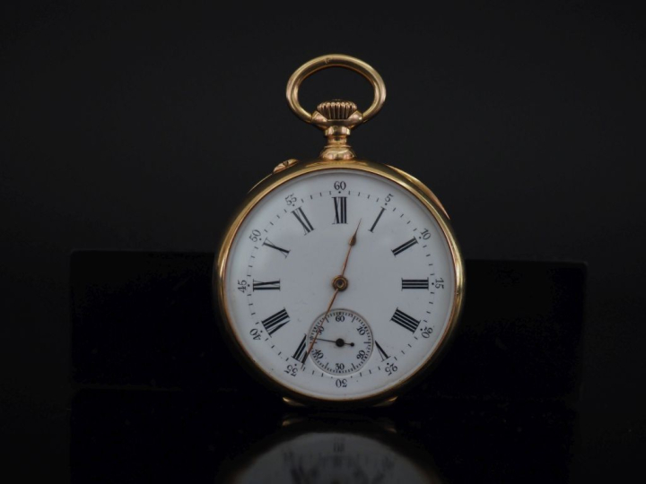 VACHERON CONSTANTIN, (attribuée à) Montre de col en or jaune 740.  Cad