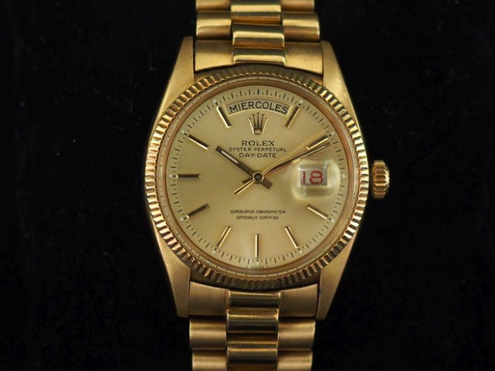 ROLEX Day Date Ref. 6611 No. 231705 Montre bracelet en or jaune 18k (7