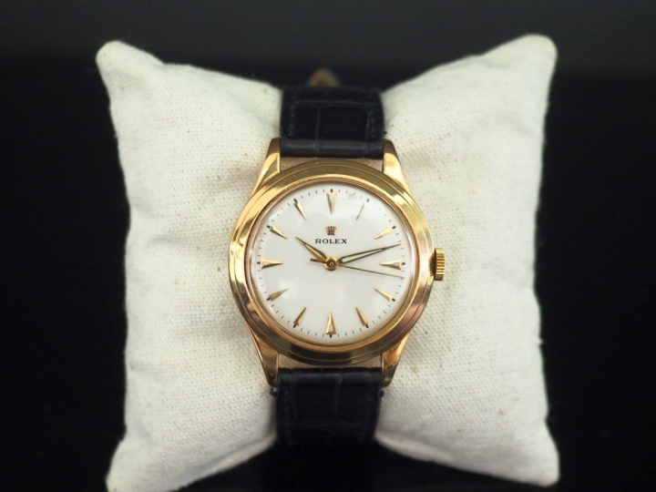 ROLEX « Boîte Française » No. 9116 Montre bracelet en or jaune 18k (75
