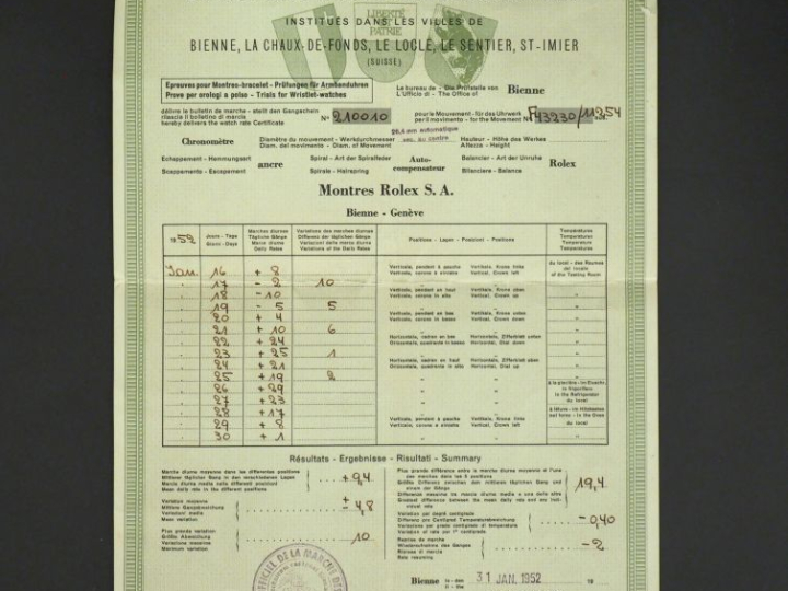 ROLEX « Boîte Française » No. 9186 Montre bracelet en or jaune 18k (75