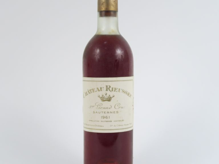 1 BOUTEILLE CHÂTEAU RIEUSSEC 1er CC SAUTERNES - 1961 - LB/BLS