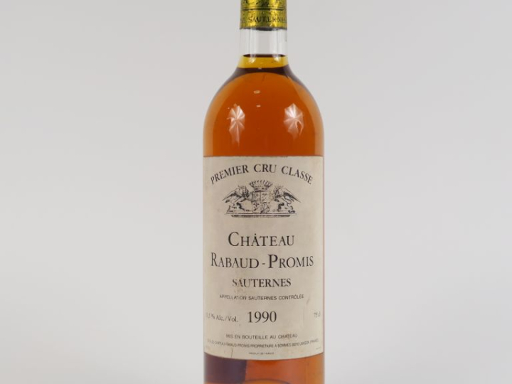 1 BOUTEILLE CHÂTEAU RABAUD PROMIS 1er CC SAUTERNES - 1990 - BG