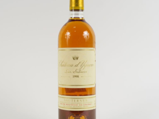 Vente aux enchères 1 BOUTEILLE CHÂTEAU D'YQUEM 1er CCS SAUTERNES - 1998 - BG/ETLA