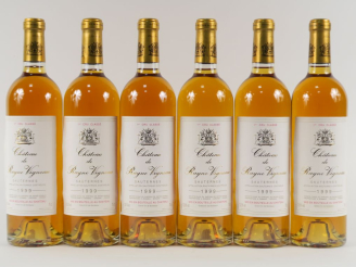 Vente aux enchères 6 BOUTEILLES CHÂTEAU RAYNE VIGNEAU 1er CC SAUTERNES - 1999