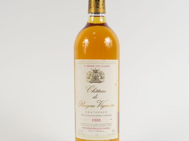 1 BOUTEILLE CHÂTEAU DE RAYNE VIGNEAU 1er CC SAUTERNES - 2005