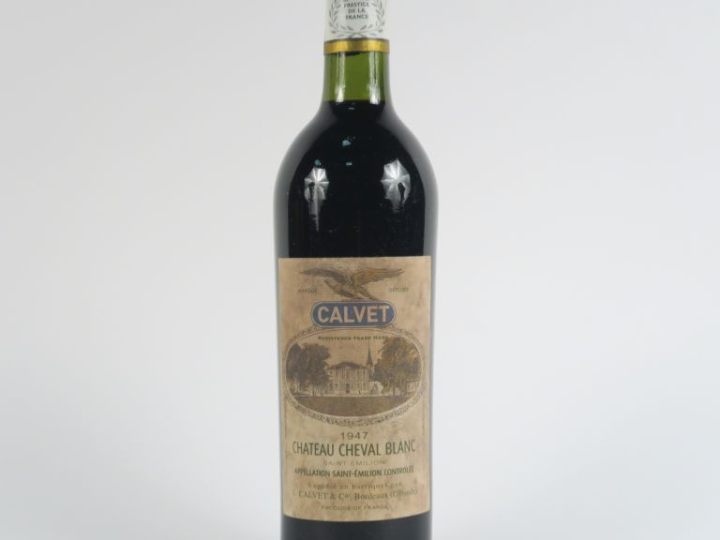 1 BOUTEILLE CHÂTEAU CHEVAL BLANC MISE CALVET - 1947 - BG/ELF