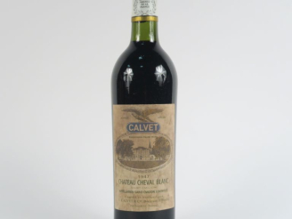 Vente aux enchères 1 BOUTEILLE CHÂTEAU CHEVAL BLANC MISE CALVET - 1947 - BG/ELF