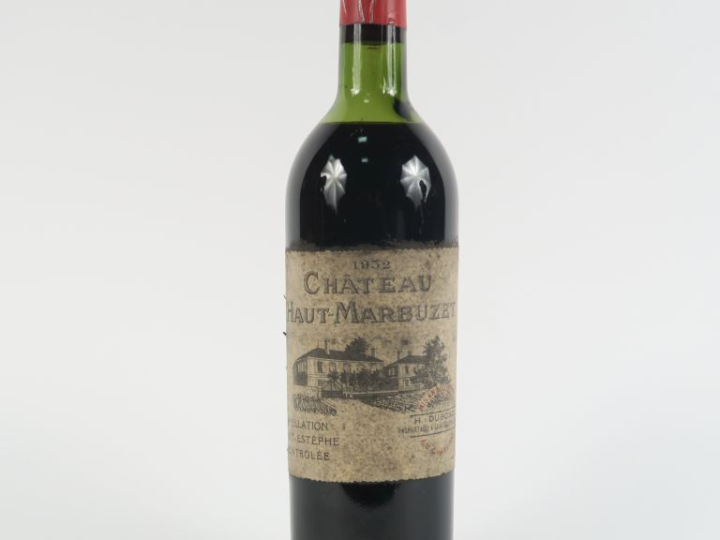 1 BOUTEILLE CHÂTEAU HAUT MARBUZET ST ESTEPHE - 1952 - HEP-MEP/ES
