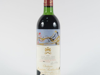 Vente aux enchères 1 BOUTEILLE CHÂTEAU MOUTON ROTHSCHILD 1er GCC PAUILLAC - 1981 - LB-HEP