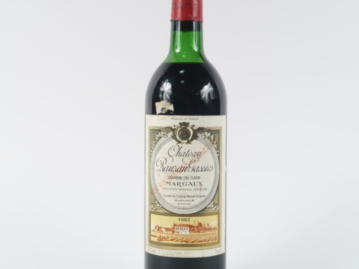 1 BOUTEILLE CHÂTEAU RAUZAN GASSIES GCC MARGAUX - 1982 - LB-HEP