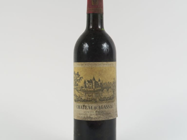 1 BOUTEILLE CHÂTEAU D'AGASSAC MÉDOC - 1983 - ES/BLS