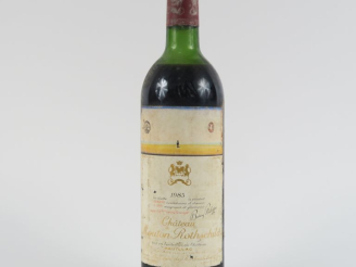 Vente aux enchères 1 BOUTEILLE CHÂTEAU MOUTON ROTHSCHILD 1er GCC PAUILLAC - 1983 - HEP-ME