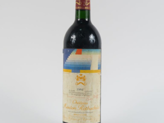 Vente aux enchères 1 BOUTEILLE CHÂTEAU MOUTON ROTHSCHILD 1er GCC PAUILLAC - 1984 - BG/ETL