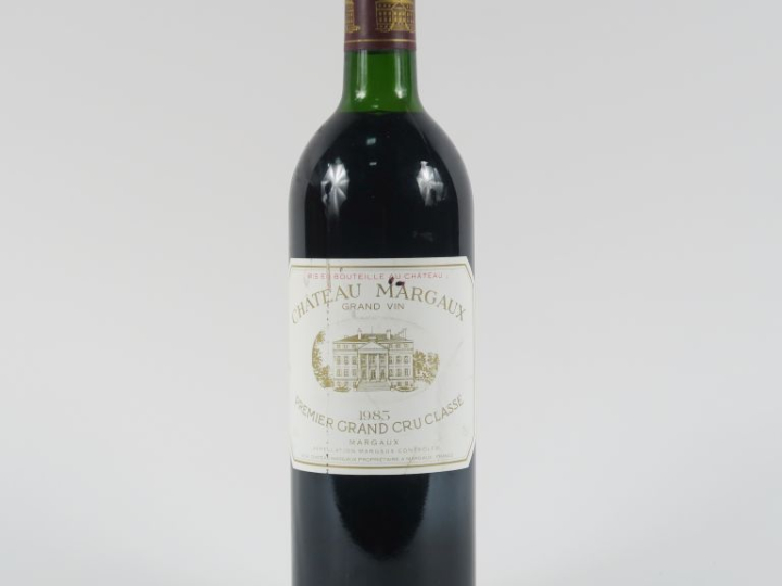 1 BOUTEILLE CHÂTEAU MARGAUX 1er GCC MARGAUX - 1985 - LB/ETLT/CAPS TRÈS