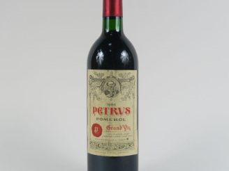Vente aux enchères 1 BOUTEILLE PETRUS POMEROL 1986 - BG/ETLA