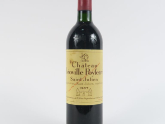 Vente aux enchères 1 BOUTEILLE CHÂTEAU LÉOVILLE POYFERRÉ ST JULIEN - 1987 - BG/ELT/CAPSUL