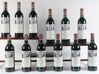 Vente aux enchères 12 BOUTEILLES CHÂTEAU CLÉMENT PICHON CB HAUT MÉDOC - 1988 - CBO - 9 BG